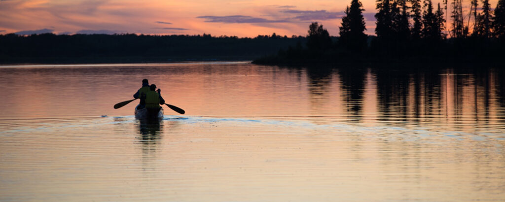 Elk Island National Park bij zonsondergang | © Explore Edmonton