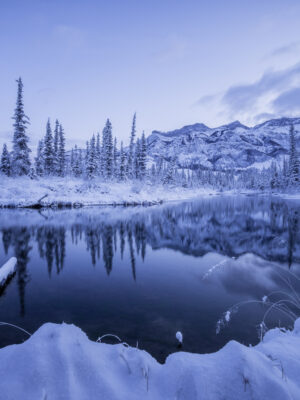 Winterlandschap in Jasper National Park © Jeff Lewis Photography