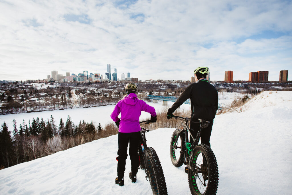 Edmonton River Valley in de winter © Explore Edmonton